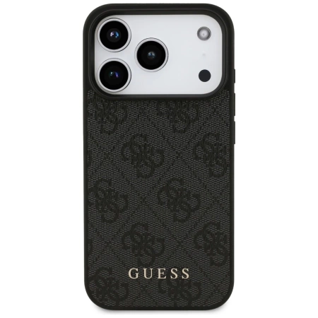 Etui Guess 4G Classic na iPhone 17 Pro - czarne