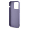 Original Handyhülle IPHONE 14 PRO Guess Hardcase Sequin Script Metal (GUHCP14LPSFDGSU) violett