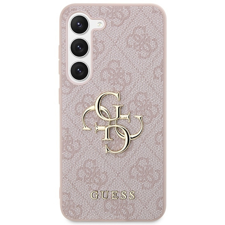 Guess 4G Big Metal Logo - Etui Samsung Galaxy S23 (różowy)