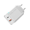 Blavec Ładowarka sieciowa BC5 GaN - USB + Typ C - PD QC 45W 3A (TCBC5G-UCW453A) biała