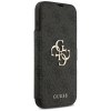 Guess Book 4G Metal Logo Case für iPhone 17 Pro Max - Schwarz