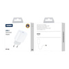 Ładowarka Sieciowa 20W PD USB-C + Kabel USB-C - Lightning Jellico AK180 białe