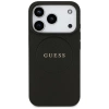 Guess Grained Ring MagSafe case for iPhone 17 Pro - black