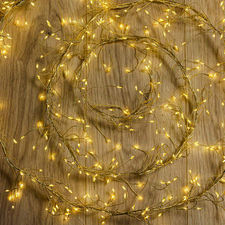 Łańcuch GAŁĄZKA złoty CLF-03 480LED ciepłe białe 3m Forever Light