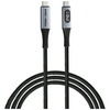 Kabel Verbatim Sync & Charge USB-C do    USB-C 40Gb/s 240W wyświetlacz 120cm czarny 31849