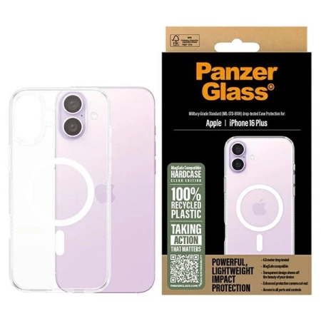 PanzerGlass HardCase iPhone 16 Plus 6.7&quot; white MagSafe 1293