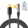 Joyroom USB C Kabel gewinkelt - USB C für schnelles Aufladen und Datenübertragung 100W 1,2 m schwarz (S-CC100A6)