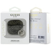 GUESS futerał do APPLE AirPods 4 GUA4P4E4CDW (PU 4G W/ Strass Charm) brązowy