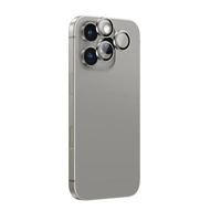 AmazingThing AR Aluminum 3 Lens Glass with Camera Lens Frame for iPhone 16 Pro / 16 Pro Max - Gray