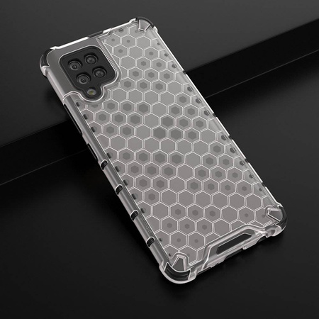 Honeycomb etui pancerny pokrowiec z żelową ramką Samsung Galaxy A42 5G przezroczysty