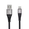 Kabel Blue Star z oplotem ze złączem USB A do USB C 3A