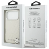 Karl Lagerfeld FW Stamped Karl MagSafe Case for iPhone 17 Pro - Beige