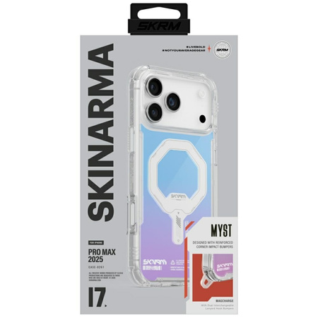 Etui Skinarma Myst do iPhone 17 Pro Max  Magnetic Charging hologram