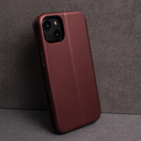 Etui Smart Diva do iPhone 16 Plus 6,7" burgundowe
