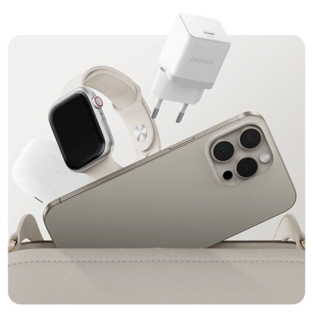 Ładowarka sieciowa Baseus Palm 20W USB-C - biała