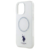 US Polo USHMP16LHOCLDPW iPhone 16Pro 6.3" biały/white IML Ring MagSafe