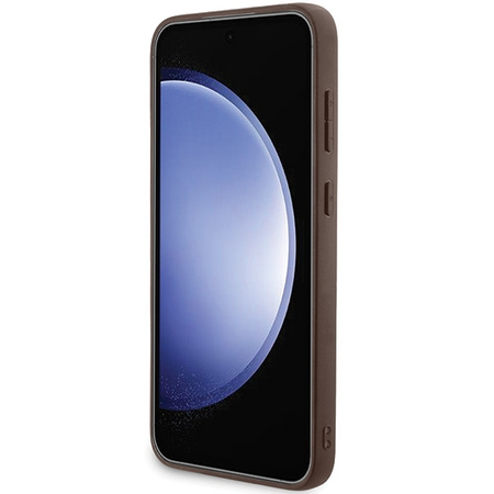 Guess nakładka do Samsung S23 FE GUHCS23FEHG4SGD GUESS HC FIXED GLITTER BIG 4G złota