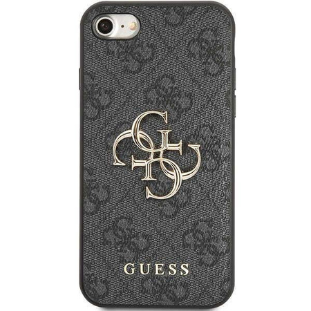 Guess GUHCI84GMGGR iPhone 7/8/SE 2020/ 2022 Grau/Grau Hardcase 4G Big Metal Logo