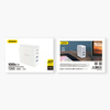 GaN 100W 2 x USB-C / 2 x USB Schnellladegerät Dudao A100EU – weiß
