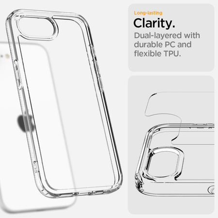 SPIGEN ULTRA HYBRID IPHONE 16e CRYSTAL CLEAR