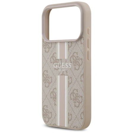 Guess 4G Printed Stripes MagSafe Case for iPhone 17 Pro - Pink