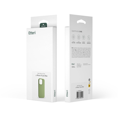 Nakładka Etteri Silicone Case do Samsung Galaxy A36 5G jasnozielona