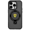 Ferrari FEHMP15SUSCAK iPhone 15 6,1&quot; schwarz/schwarz Hardcase Ring Stand 2023 Collection MagSafe