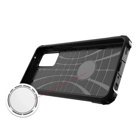 Pancerne hybrydowe etui Hybrid Armor pokrowiec na Samsung Galaxy A36 - złote