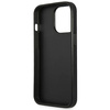 Oryginalne Etui IPHONE 14 PRO Guess Hardcase Saffianotriangle Logo (GUHCP14LPSATLK) czarne