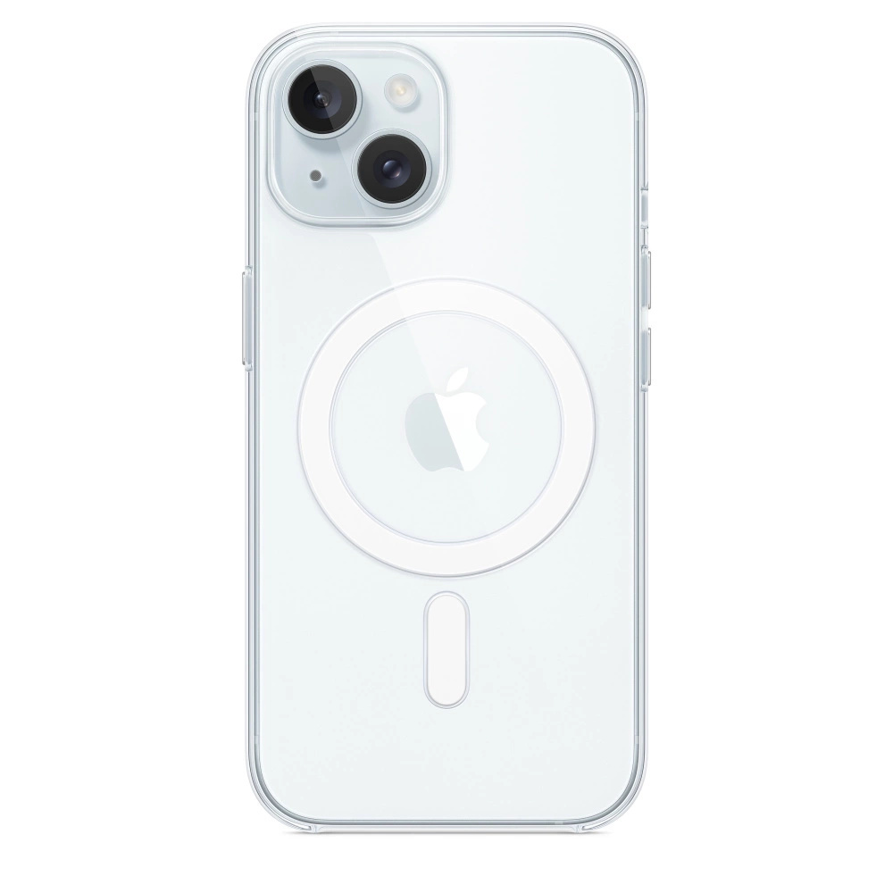 Etui silikonowe Apple Clear Case MT203ZM/A MagSafe do iPhone 15 - przezroczyste