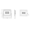 Naświetlacz LED na statywie 1x100W 6000K Forever Light