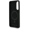 Karl Lagerfeld Silicone Double Heads And Circle MagSafe - Etui Samsung Galaxy S25 Edge (czarny)