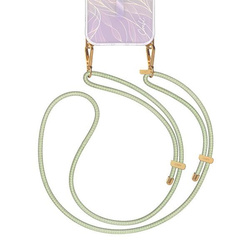 UNIQ Coehl Laurel uniwersalna smycz dotelefonu limonkowy/light lime
