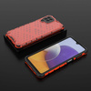 Honeycomb Case armor cover with TPU Bumper for Samsung Galaxy A22 4G red