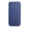 iCarer CE Premium Leather Folio Case for iPhone 14 Plus Flip Magnetic MagSafe Blue (WMI14220715-BU)