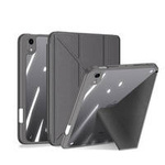 Dux Ducis Magi case for iPad mini 2021 smart cover with stand and storage for Apple Pencil gray