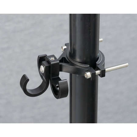 Hak uchwyt na zakupy potrójny do roweru / hulajnogi aluminiowy FS366-001 czarny