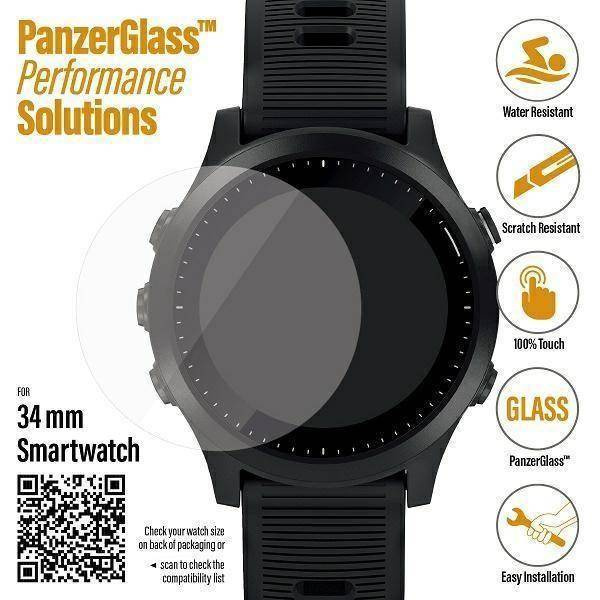PanzerGlass Galaxy Watch 3 34mm Garmin Forerunner 645/645 Music/Fossil Q Venture Gen 4/Skagen Falster 2"