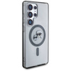 Etui Karl Lagerfeld Button Karl & Choupette Heads Printed Logo MagSafe Samsung Galaxy S25 Ultra czarny