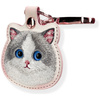 Etui na lokalizator / brelok Nimmy Big Eyed Pet 2.0 Cat różowy