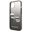 Karl Lagerfeld KLHCP13STGKCK iPhone 13 mini 5,4 &quot;hardcase black / black Gradient Ikonik Karl &amp; Choupette