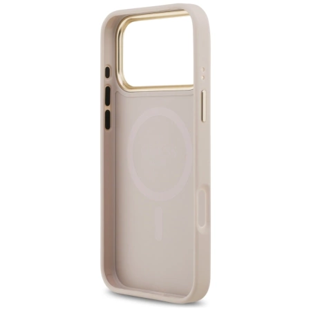 Guess 4G Stripe MagSafe Case für iPhone 17 Pro Max - Pink