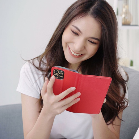 Kabura Smart Case book do SAMSUNG M15 czerwony