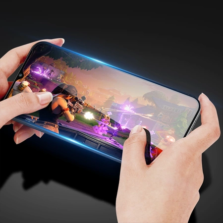 Dux Ducis 9D gehärtetes Glas Vivo Y35 / Vivo Y22 / Vivo Y22s 9H gehärtetes Glas mit schwarzem Rahmen