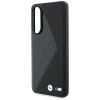 BMW Leather Oversized Stripes MagSafe case for Samsung Galaxy S25 Edge - black