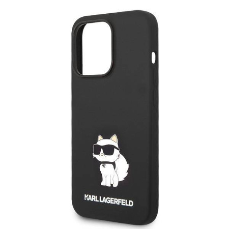 Karl Lagerfeld Silicone NFT Choupette - Etui iPhone 14 Pro Max (czarny)