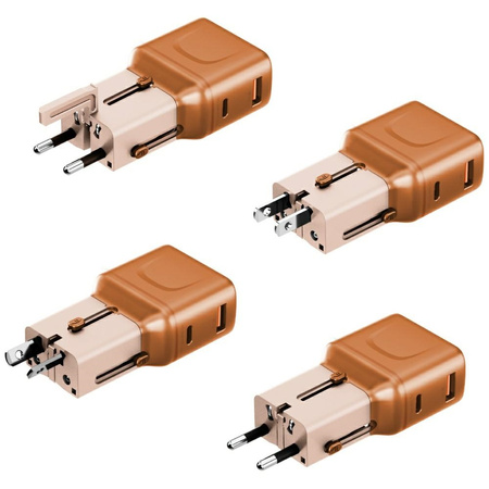 Ładowarka sieciowa Energea TravelGo      Adapter 35 USB-A/USB-C 35W pomarańczowy