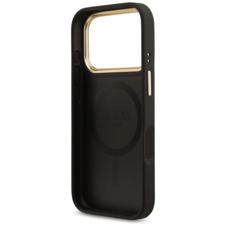 Guess 4G Strass Logo MagSafe case for iPhone 17 Pro - black