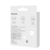 Baseus Halo Series magnetic ring (2 pcs / package) silver (PCCH000012)