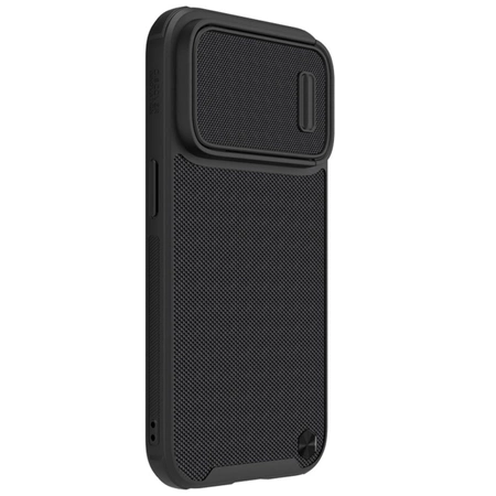 Nillkin Textured S Case iPhone 14 Pro Panzerhülle mit Kameraabdeckung, schwarz